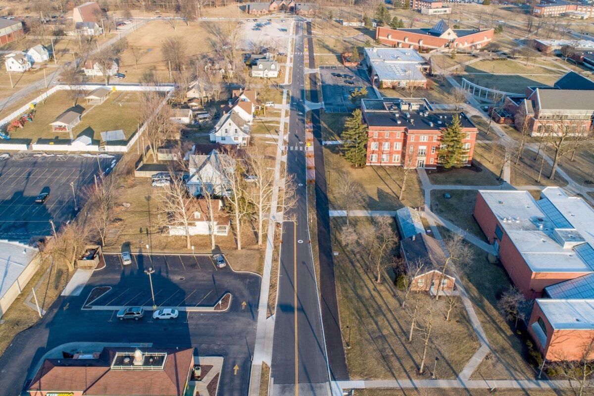 Aerial View of College Place