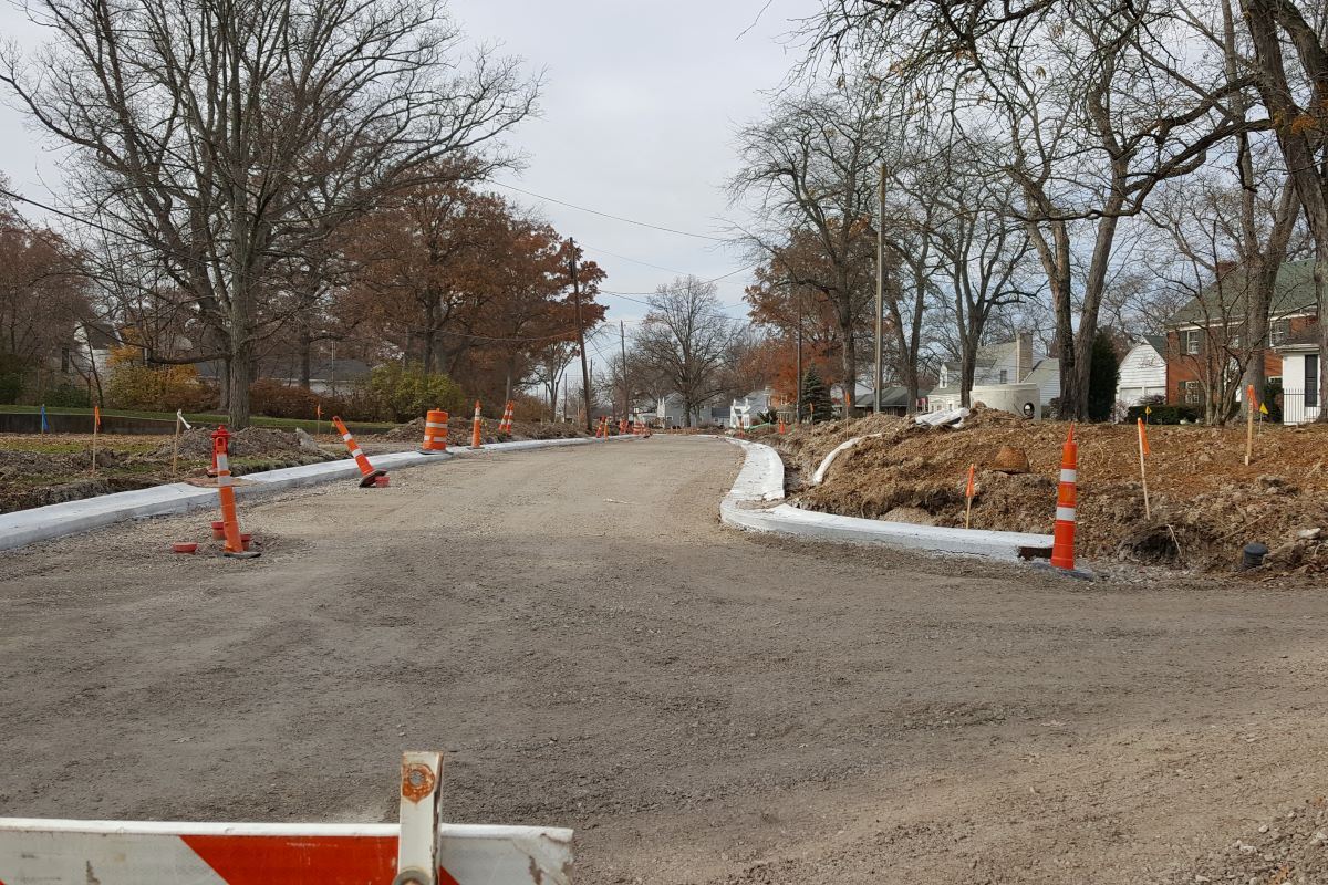 East High Street Construction