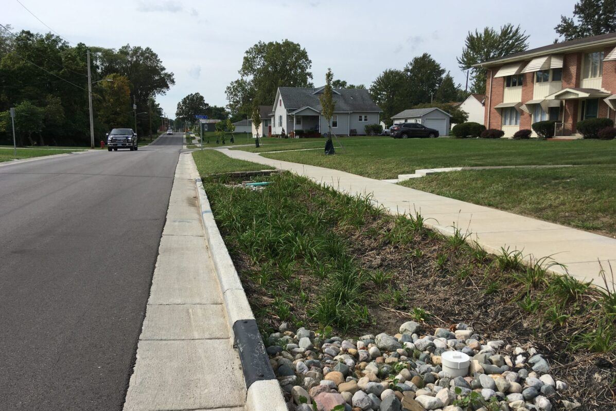 East High Street Sidewalk View