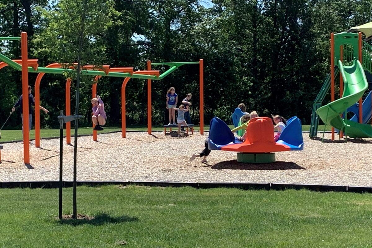 Children Playing at Eastside Park