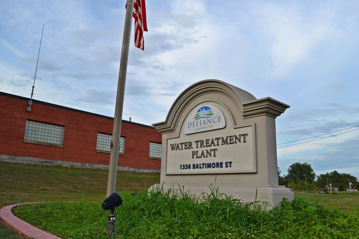 Water Treatment Plant Sign