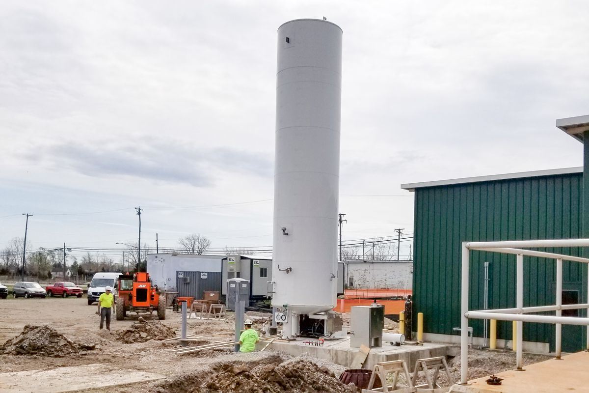 New Carbon Dioxide Tank