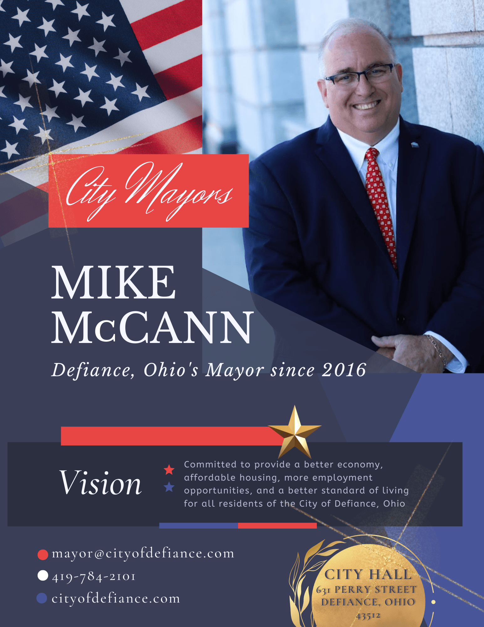 Current City Mayor Mike McCann